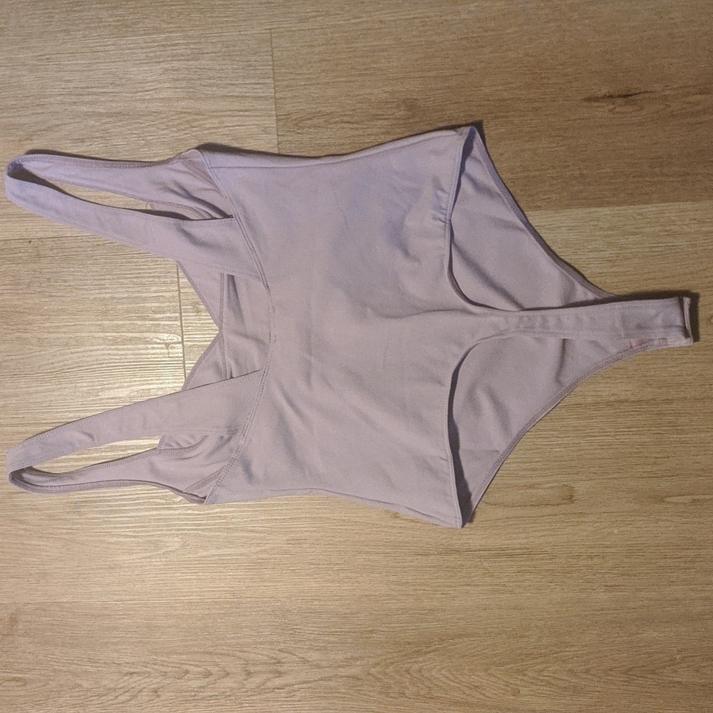 Free People Dusk til Dawn Bodysuit sz MED in Dusty Pink​​​ - Picture 13 of 15